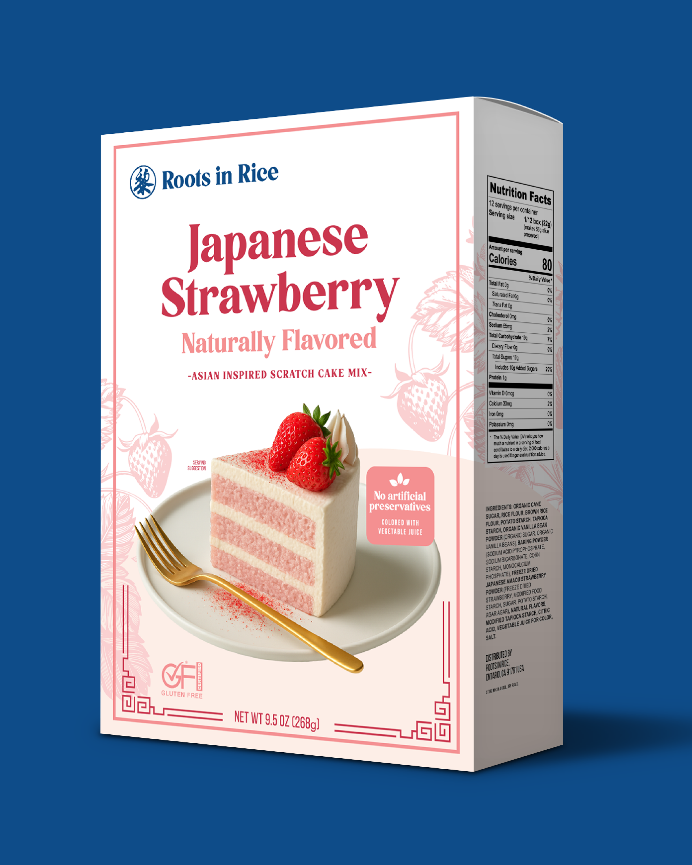 Japanese Strawberry Scratch Cake Mix – Roots In Rice